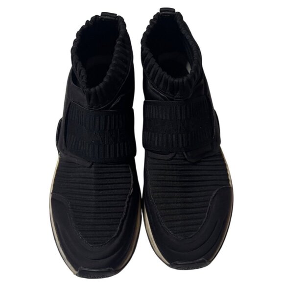Chanel High-Top Slip-On Sneakers Black & White – Size 38 (US 8) - Picture 5 of 9